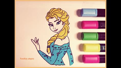 Aprende Como Dibujar A Elsa De Frozen Youtube