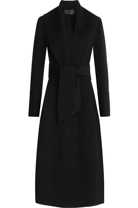 Lyst Donna Karan Cashmere Coat Black In Black