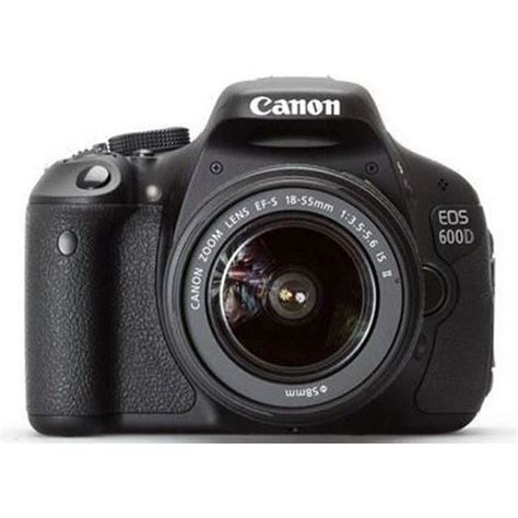 Canon Eos 600d Objectif Ef S 18 55 Mm F35 5 Cdiscount Appareil Photo