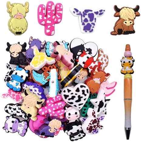 Amazon Pcs Silicone Focal Beads For Pens Characters Cosmetics