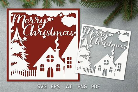 Free Christmas Card Svg