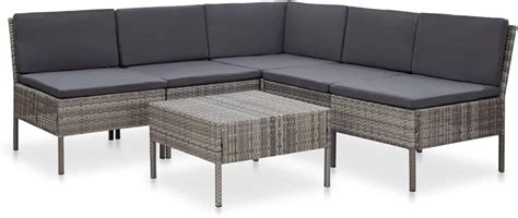 Festnight Lounge Gartenmöbel Set Rattan Loungemöbel Sofa Rattan