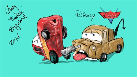 Post 2039309 Cars Corey Engdahl Lightning Mcqueen Mater