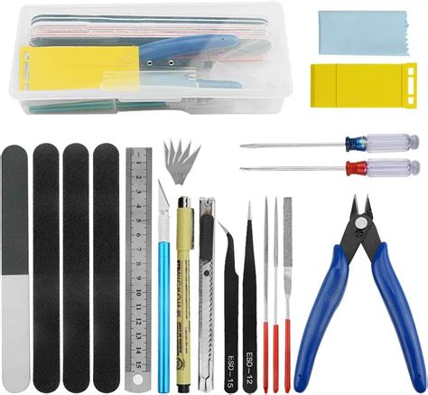 BXQINLENX Professional 20 PCS Gundam Model Tools Kit Modeler Basic