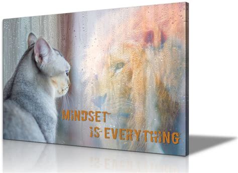 Buy Motivational Wall Art Mindset Is Everything Positive Affirmations