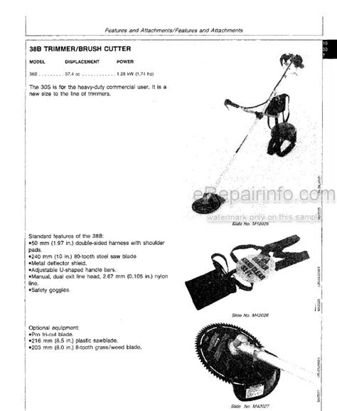 Buy And Download John Deere 21c 21s 25s 30s 38b Technical Manual Gasoline Line Trimmer And Bush