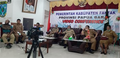 Dinkes Fakfak Vidcon Dengan Kemendagri Terkait Pemetaan Kodefikasi Dan