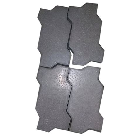 Grey Concrete Zig Zag Paver Block Thickness 60 Mm At Rs 145piece In