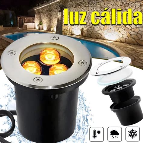 Spot Empotrable Para Piso Exterior Led Impermeable Meses Sin Inter S