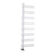 Milano Pars Anthracite Aluminium Designer Heated Towel Rail 800mm X 500mm