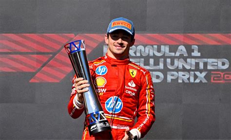 Leclerc Wins Us Grand Prix As Verstappen Stretches F1 Lead