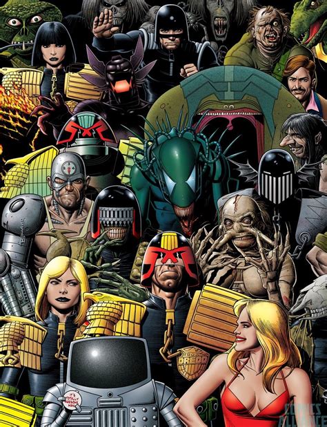 Brian Bolland Judge Dredd 350 Judge Dredd Judge Dredd Comic