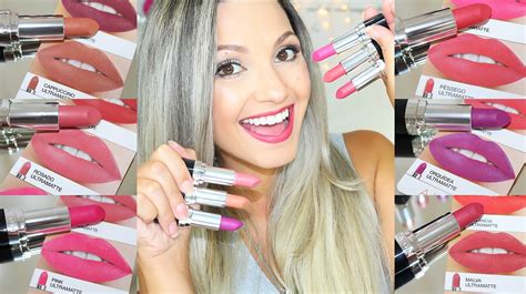 Novos Batons Ultramatte Avon 6 Cores Por Bia Munstein YouTube