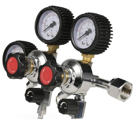 Dual Gauge Co Draft Beer Regulator Dual Stage Pressure Regulator Cga