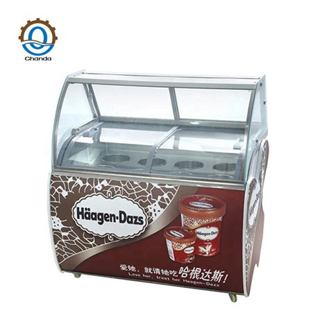 Energy Saving Commercial Popsicle Freezer Cooler Display Cabinet Ice