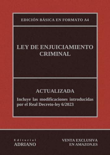 Ley de Enjuiciamiento Criminal Actualizada Edición básica en formato