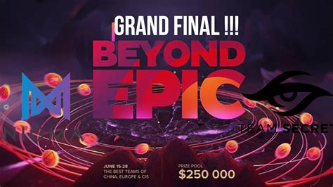 NIGMA Vs SECRET GRAND FINAL BEYOND EPIC DOTA 2 YouTube