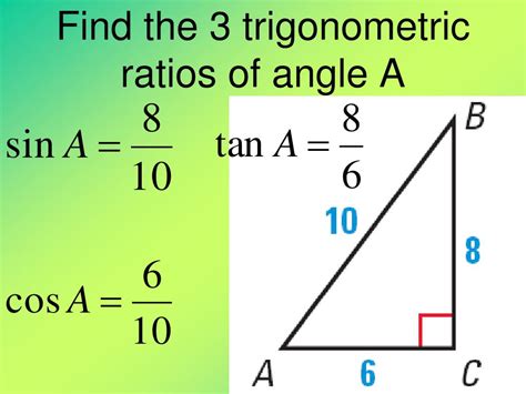 Ppt Trigonometric Ratios Powerpoint Presentation Free Download Id 7027229