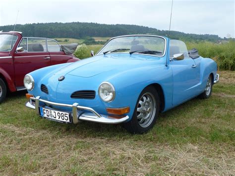 Karmann Ghia Cabrio Typ Pr Sentiert Anl Oldtimer Und