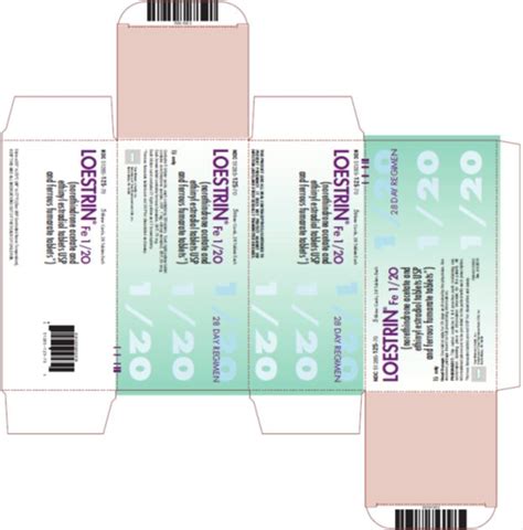 Loestrin - FDA prescribing information, side effects and uses