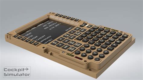 CS 747X CDU Cockpit Simulator