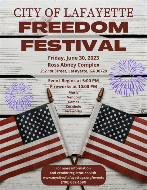 Freedom Festival 2023 (Ross Abney Complex) - Eventeny