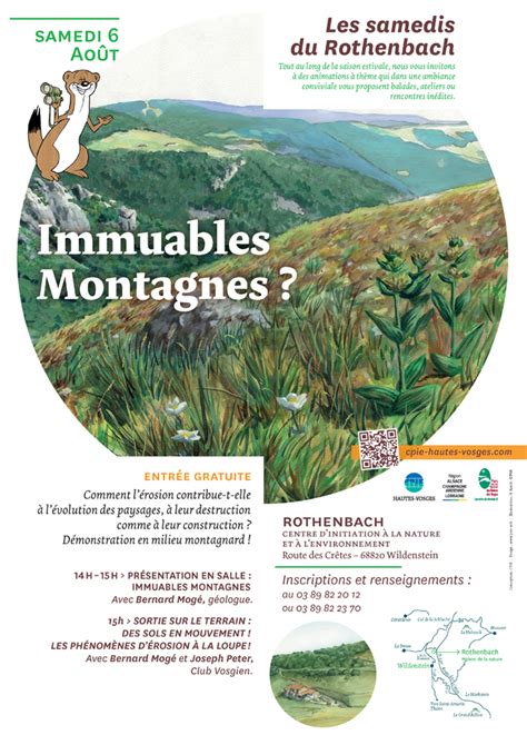 Immuables Montagnes Sam Ao T Cpie Des Hautes Vosges