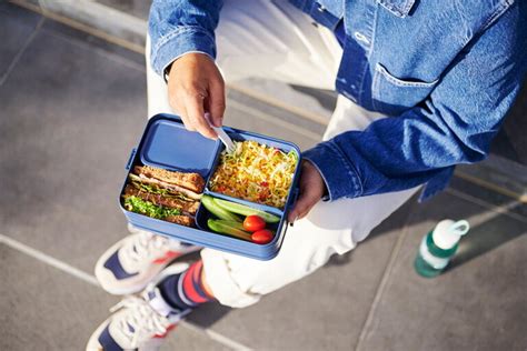 Bento Lunch Box Take A Break Large Vivid Mauve Mepal