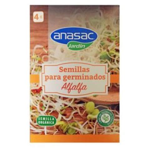 SEMILLAS GERMINADOS ALFALFA 4 GR Anasac Ambiental