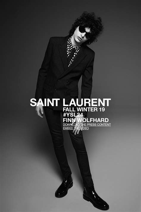 mylifestylenews: SAINT LAURENT AW2019 #YSL24 – Finn Wolfhard