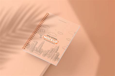 Clean Spiral Notebook Mockup Mockupnest