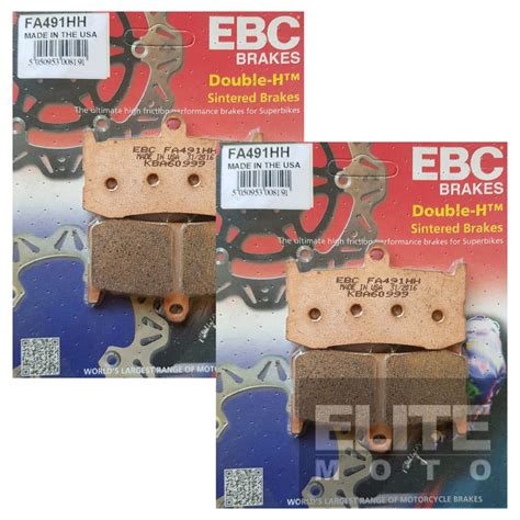 EBC FA491HH Sintered Front Brake Pads Elite Moto