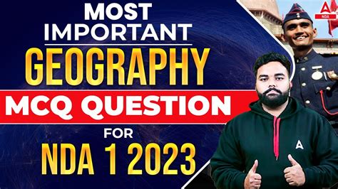 Most Important Geography MCQ Questions For NDA 1 2023 YouTube