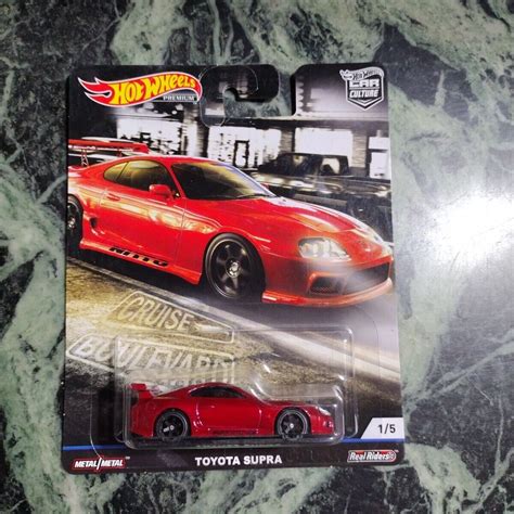 Hot Wheels Car Culture Cruise Boulevard Toyota Supra Values MAVIN