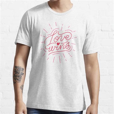 Love Wins Love Quotes T Shirt For Sale By Harshalpardeshi Redbubble