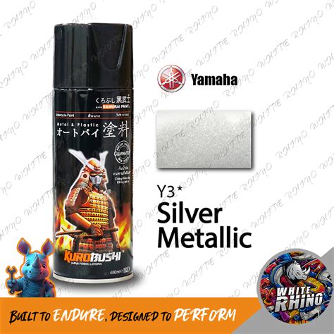 Samurai Spray Paint Silver Metallic Y Yamaha Single Color Ml