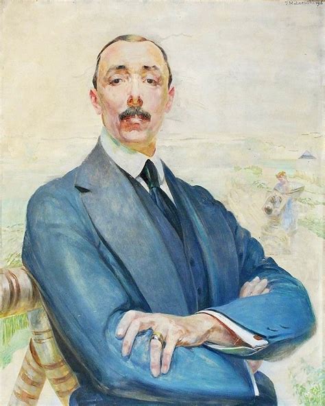 Portrait Of Jan Albin Goetz Okocimski Painting Jacek Malczewski Oil