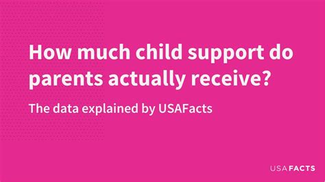 How Much Child Support Do Parents Actually Receive Youtube