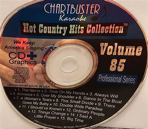 Country Chartbuster Karaoke Cdg Disc Ebay