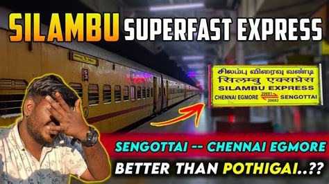 SILAMBU SF EXPRESS TRAVEL VLOG Sengottai To Chennai Egmore