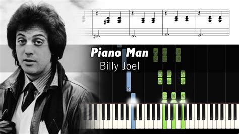 Billy Joel Piano Man Piano Tutorial Sheets Tbt Youtube