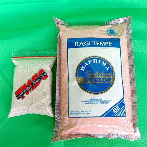 Jual Ragi Tempe Raprima Kemasan 100 Gram 8 Sendok Makan Kota