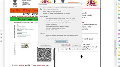 Aadhar Card Pdf Signature Validation Beryshelf