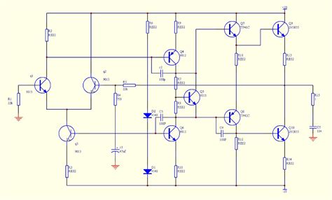 功率放大器电路图求解百度知道