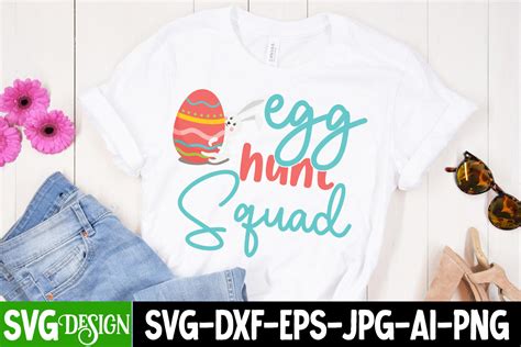 Egg Hunt Squad Svg Cut File Graphic By Ranacreative Creative Fabrica