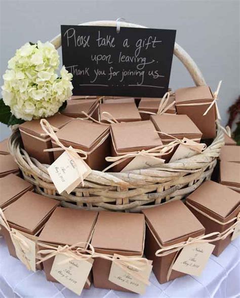 Ideas of Presenting Wedding Favors | WeddingElation