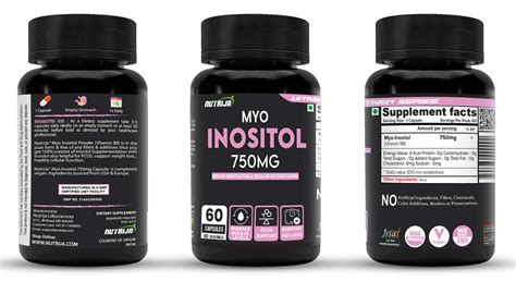 Buy Inositol Capsules in India | 750mg Per serving for PCOS, supports weight management, Insulin ...