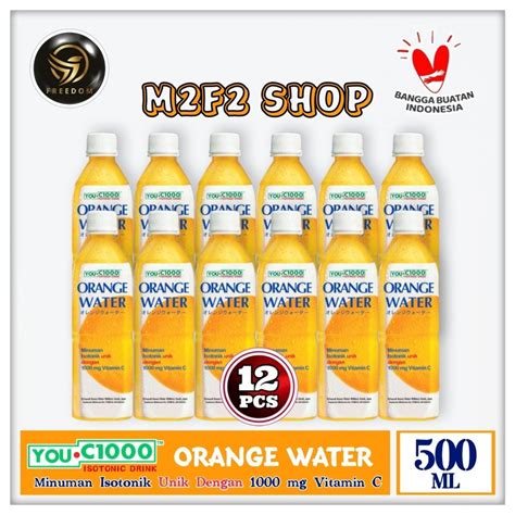 Jual You C C Isotonic Drink Orange Water Jeruk Pet