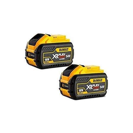 DEWALT DCB547 18v 54v XR FLEXVOLT 9 0ah Battery DCB547 XJ Twin Pack