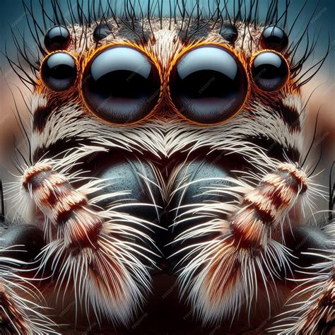 Premium Photo Spider Macro Photography